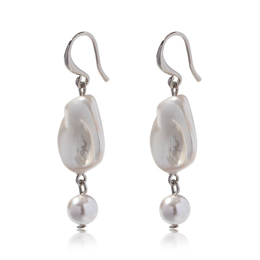 Pearl Drop Dangle Earrings for Women Handmade Fashion Pearl Earrings - Babijoux